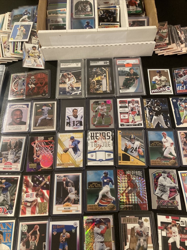 1,000+ CARD PSA SGC SPA Caitlin Clark Zion Mahomes RC Insert Jersey Auto Lot