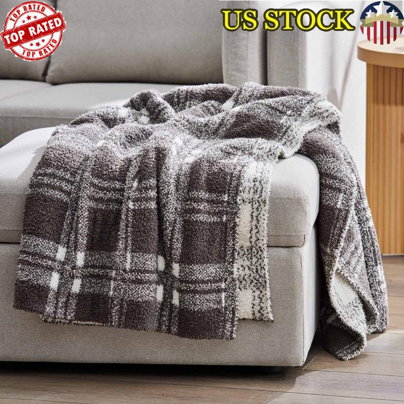 Cozy Knit Throw Blanket Oeko Tex Certified Warm Snuggle Home Decor 50