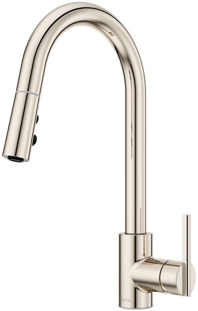 Pfister GT529-BI Brislin 1.8 GPM 1 Hole Pull Down Kitchen Faucet - Nickel