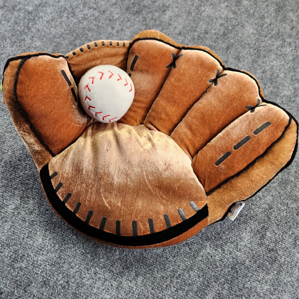 Build-a-Bear Oversized Stuffed Plush Baseball Glove w/Baseball
