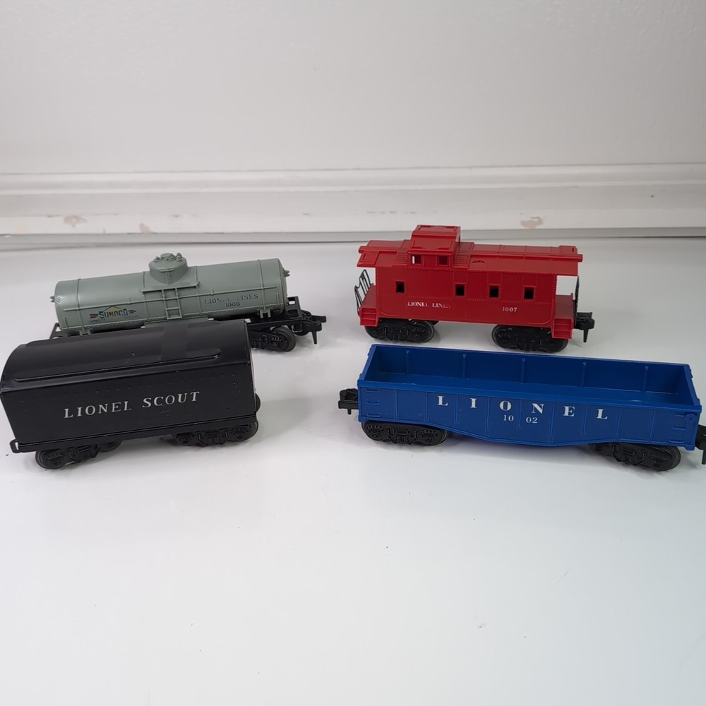 Lionel Scout Freight Train Cars Only O  Scale Vintage
