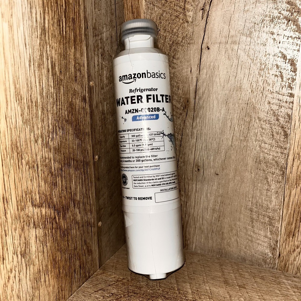🔥 Amazon Basics AMZN-00020B-A Refrigerator Water Filter For Samsung New Sealed