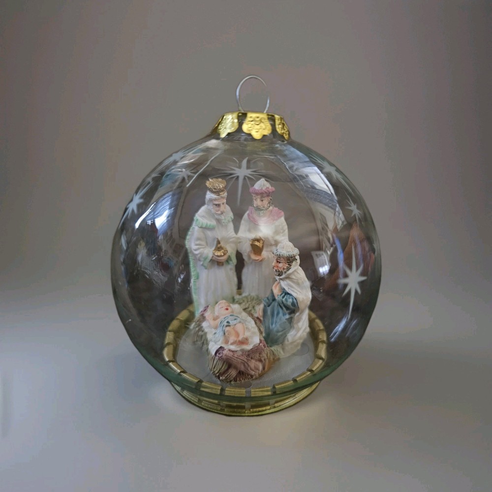 Vtg 1994 House of Lloyd Christmas Around the World 3 Kings Nativity Ornament