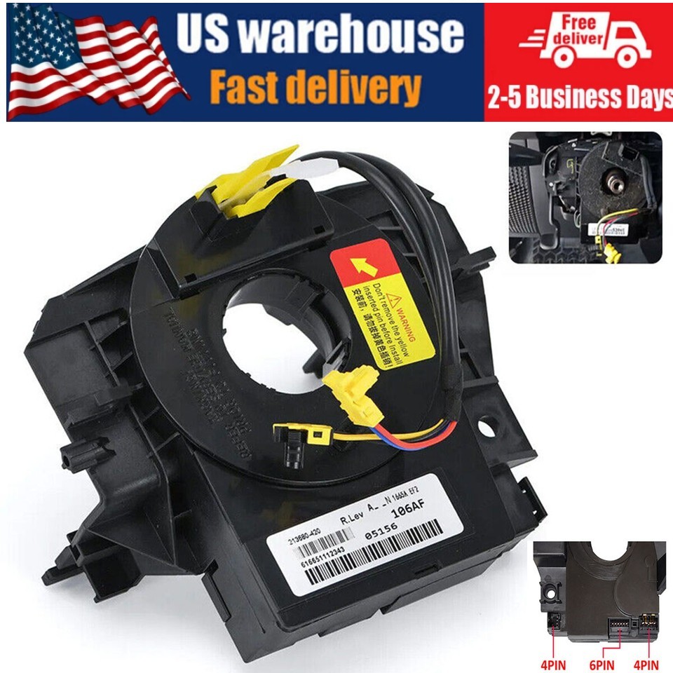Steering Wheel Clock Spring With Angle Sensor for Jeep Wrangler JK 2007-2018