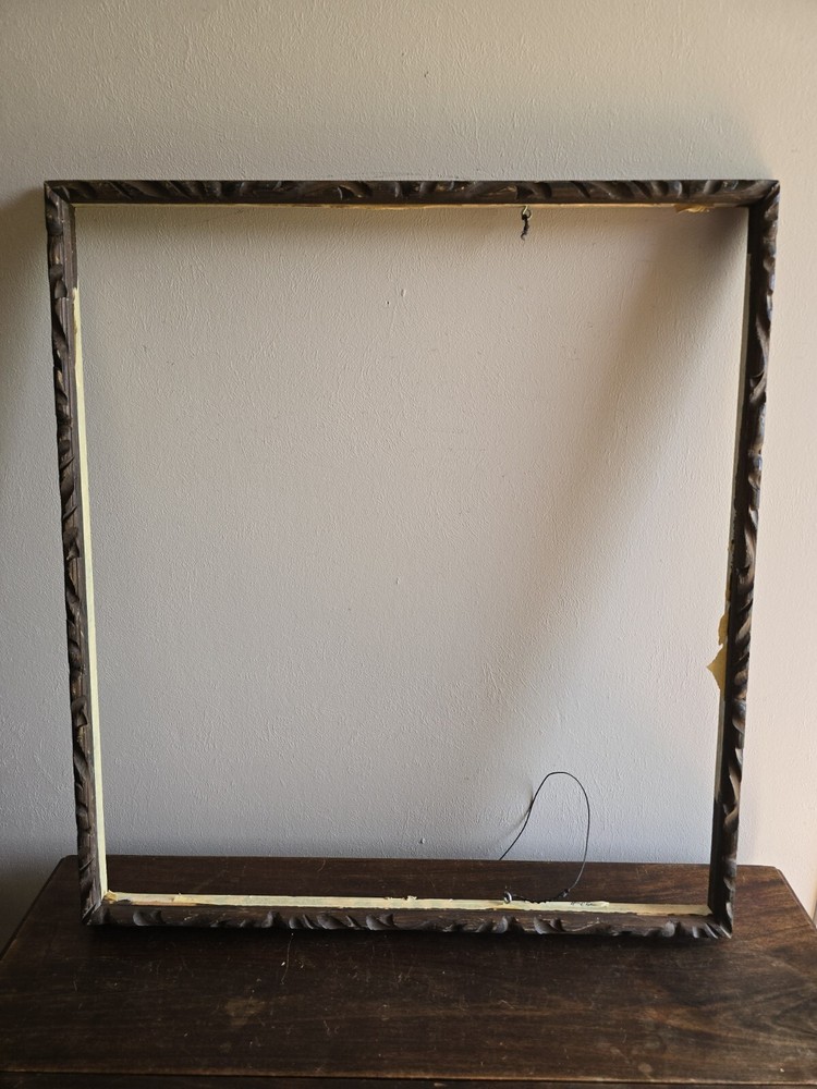 VTG Ornate Carved Raised Wide Wood Picture Frames Wall Art Gallery Decor