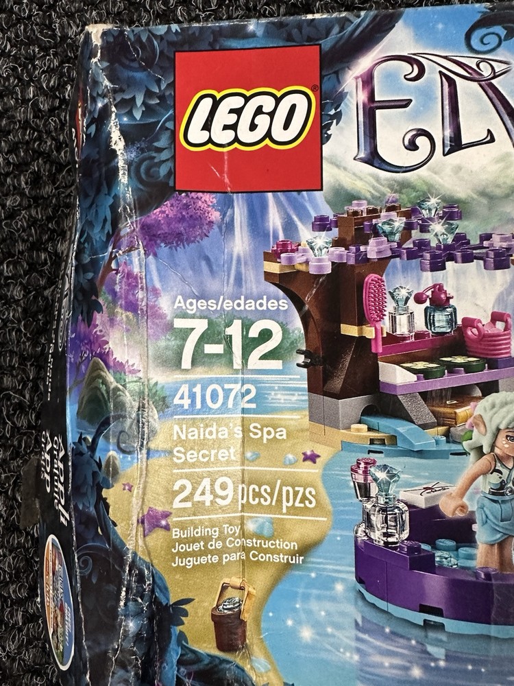Lego Elves 41072 Naidas Spa Secret Building Set Open Box  