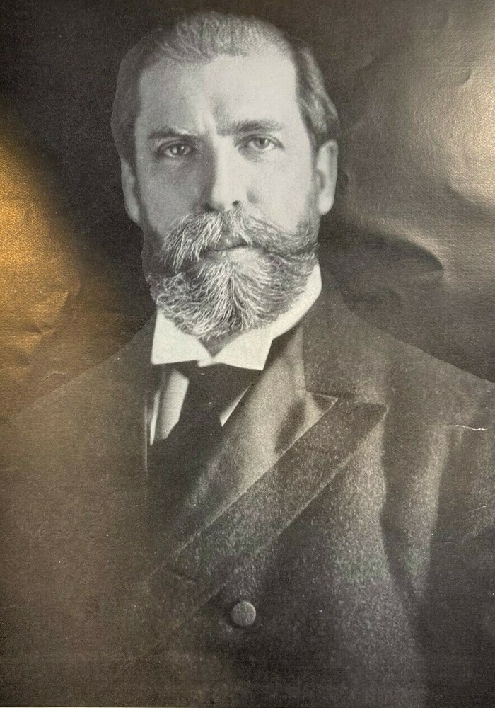 1910 Vintage Illustration New York Governor Charles Evans Hughes