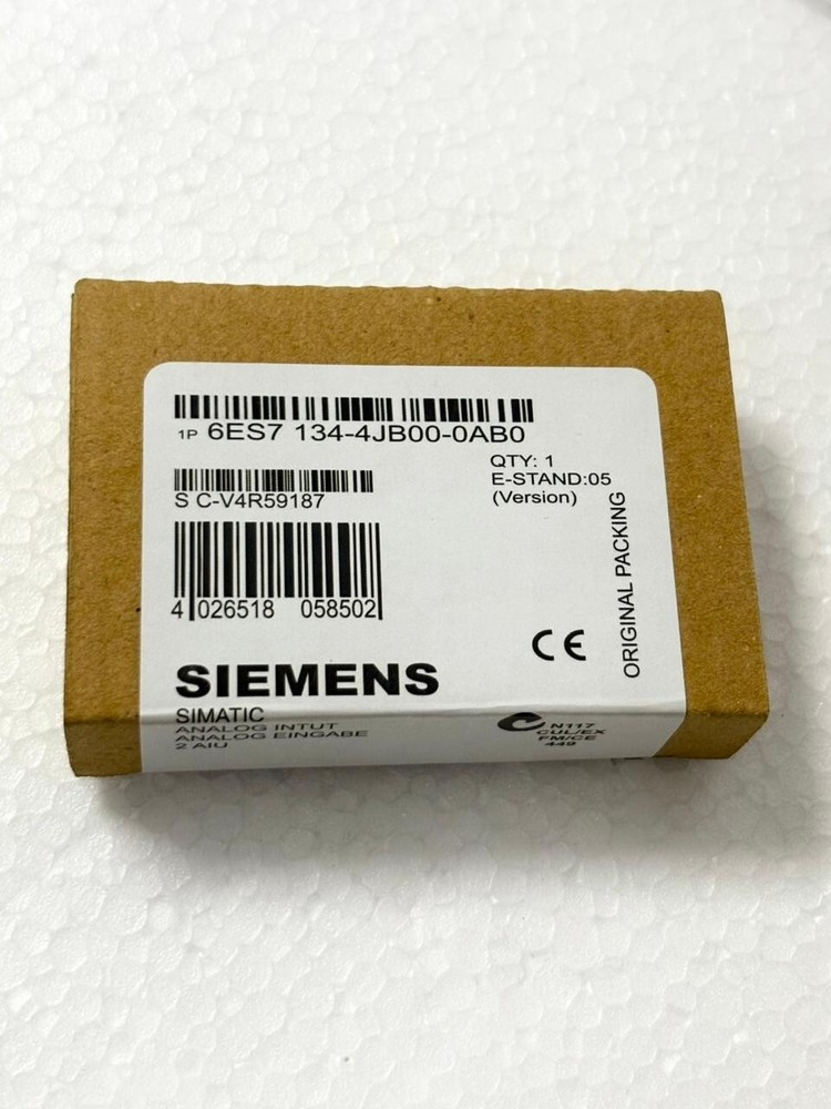 SIEMENS 6ES7 134-4JB00-0AB0 ANALOG INPUT MODULE SIMATIC S7 FOR ET 200S