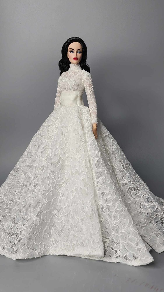 Clearance Sale Handmade New Doll Gown Dress for Fashion Royalty11-image