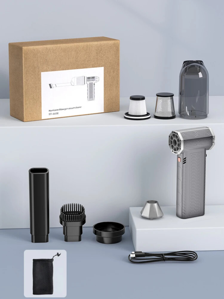 Portable Turbo Jet Fan with Brushless Motor USB Rechargeable Handheld Blower