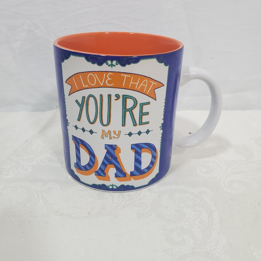 Fathers day I Love That You're My Dad Coffee Ceramic Mug Office Work Cup Gift-image