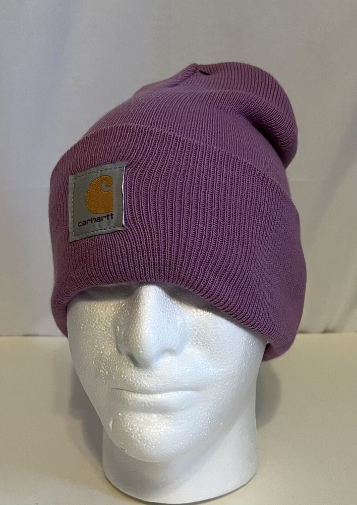 Unisex Carhartt Beanie Watch Hat Acrylic Winter Pull On Closure Knit Cuffed Cap