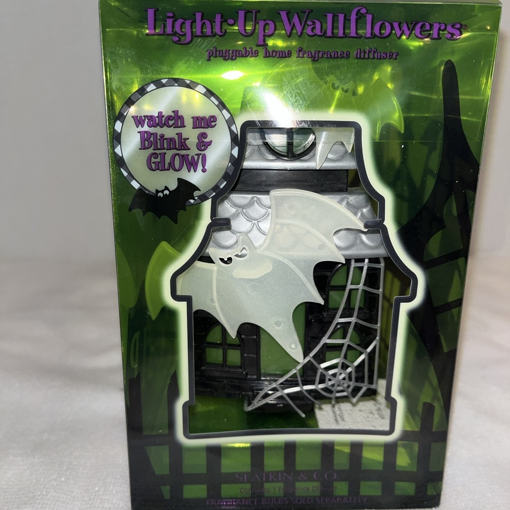 Haunted House Plug-In Fragrance Diffuser with Light-Up Wallflowers for Home Decor
