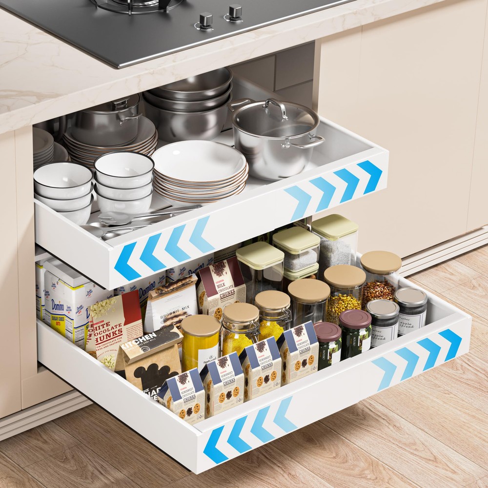 Pull Out Cabinet Organizer, Expandable(12.2