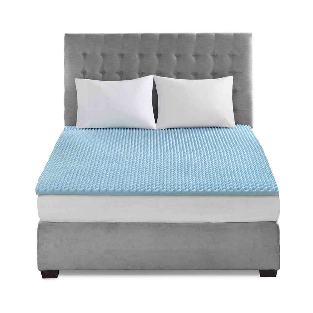 Gel Infused Memory Foam Mattress Topper for All-Season Luxury Comfort