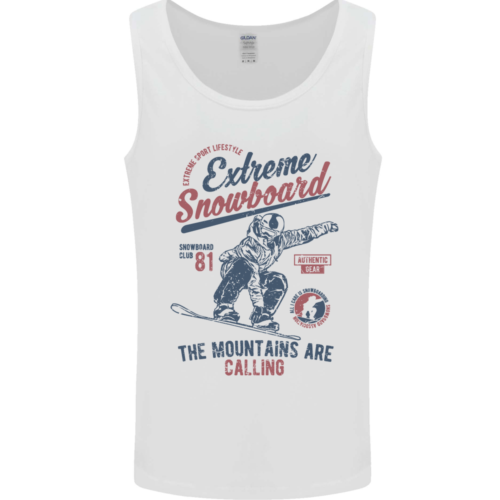 Extreme Snowboarding Snowboard Mens Vest Tank Top