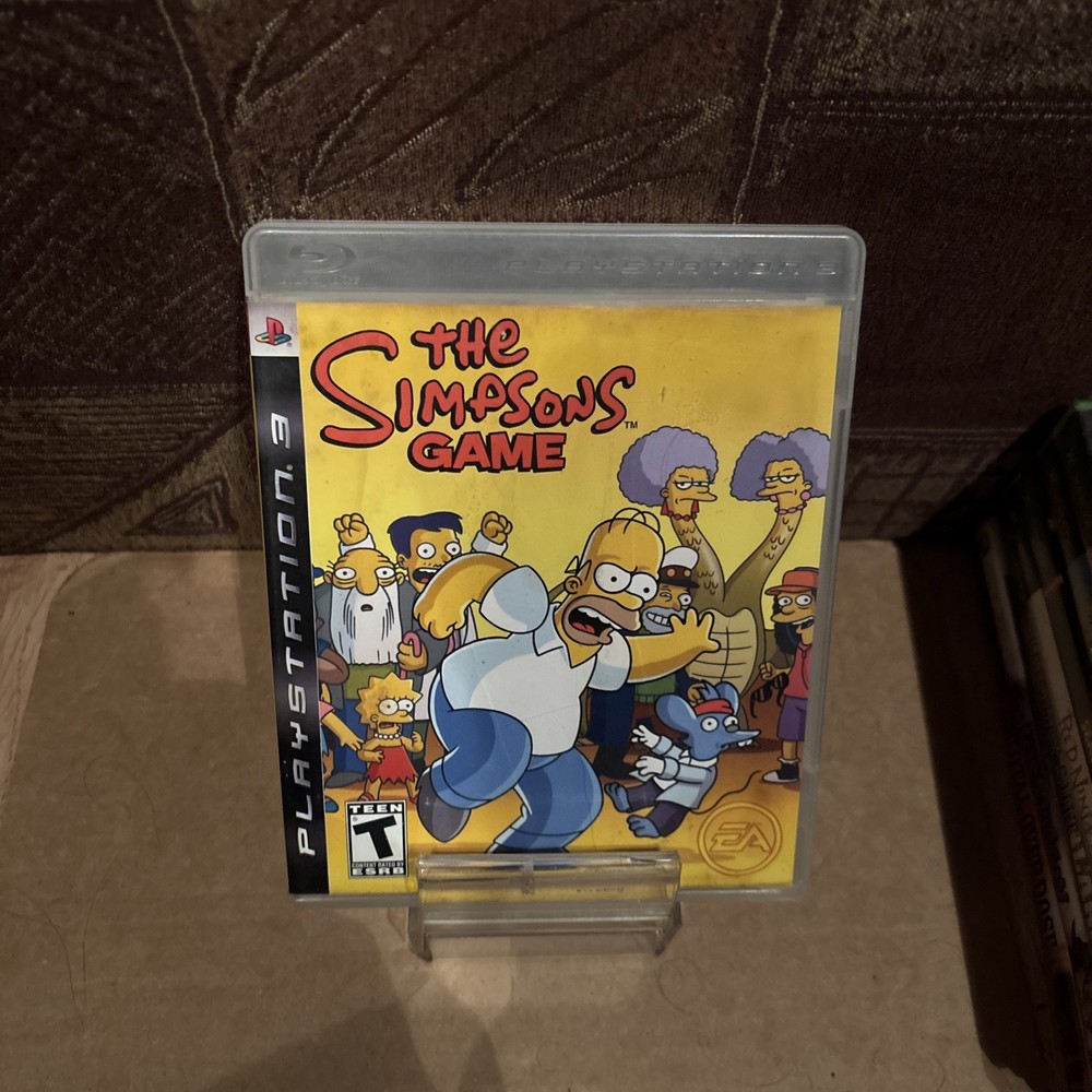 The Simpsons Game (Sony PlayStation 3, 2007) complete tested free shipping
