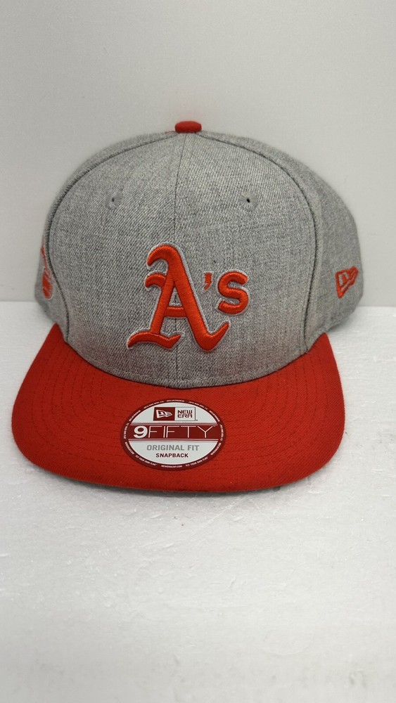 New  ERA 9 Fifty Original Fit Oakland A’s Red Grey Ball Cap