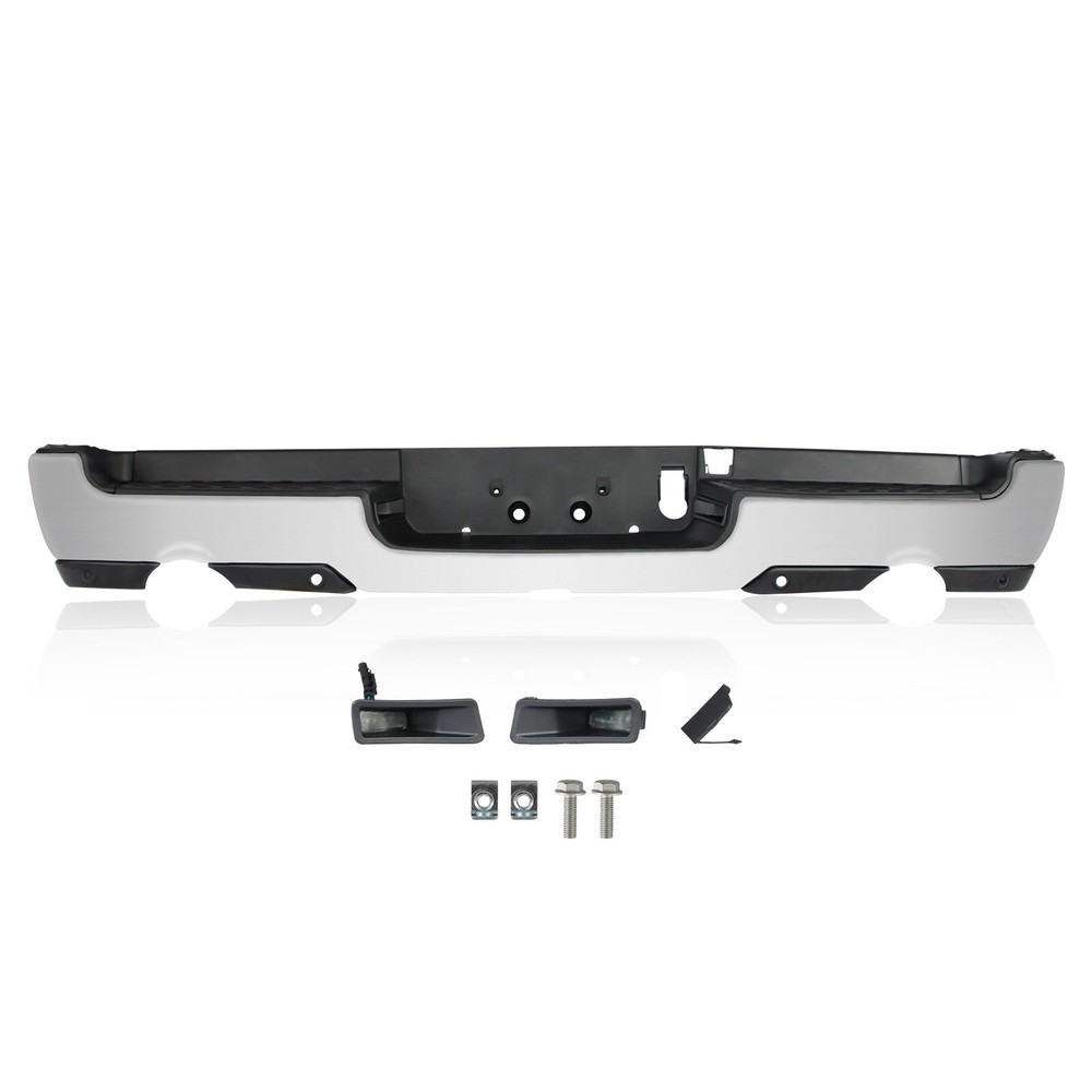 Chrome Rear Bumper Assembly For 2019-2023 RAM 1500 Dual Exhaust