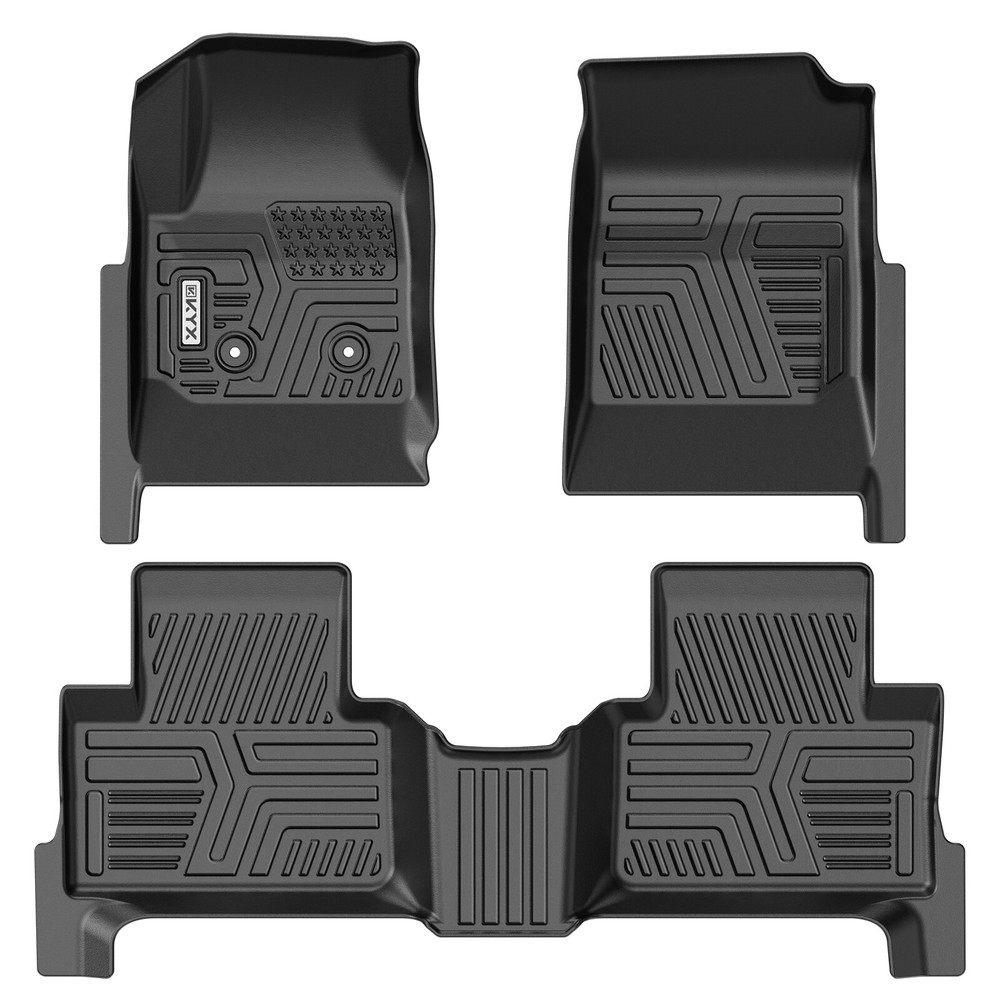 US Floor Mats For Chevrolet Colorado Crew Cab 15-2022 TPE Rubber Mat Car Liners
