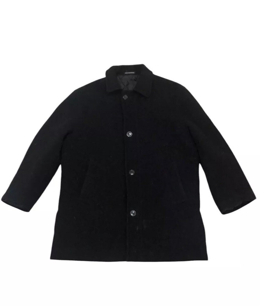 Lauren Ralph Lauren Black Insulated Camden Peacoat Size M