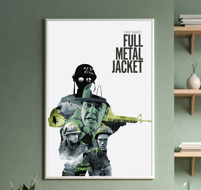 Full Metal Jacket Movie Posters High Quality Durable Material Prints