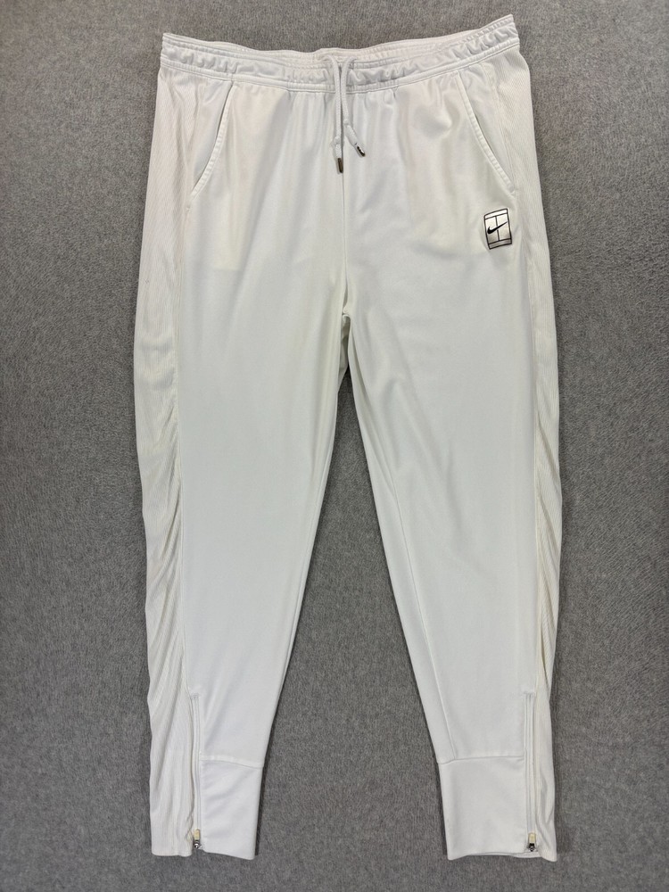 Nike Dri Fit Challenge Court Jogger Tennis Pants (Men's XL) White