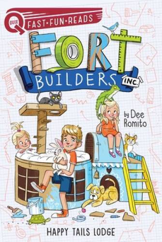 Happy Tails Lodge Fort Builders Inc 2 QUIX Paperback in Very Good Condition