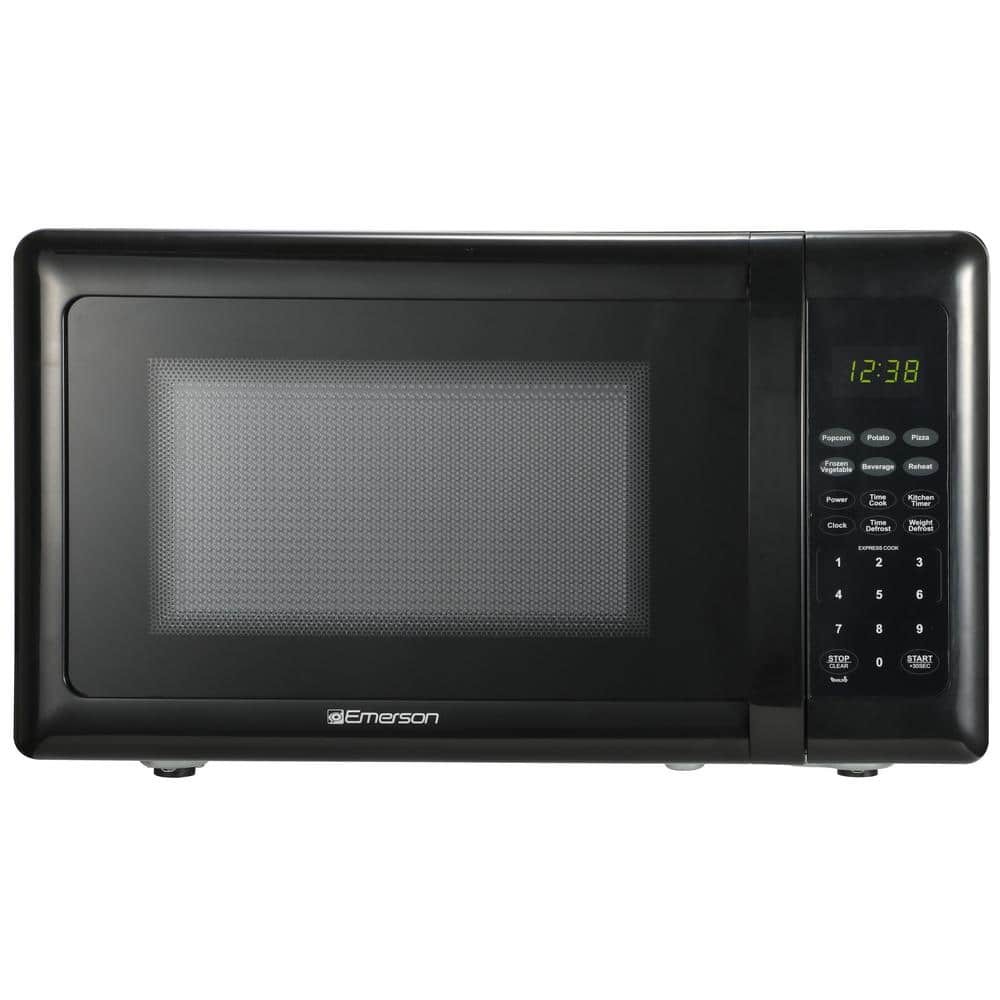 0.7 Cu. Ft. 700-Watt Compact Countertop Microwave Oven In Black