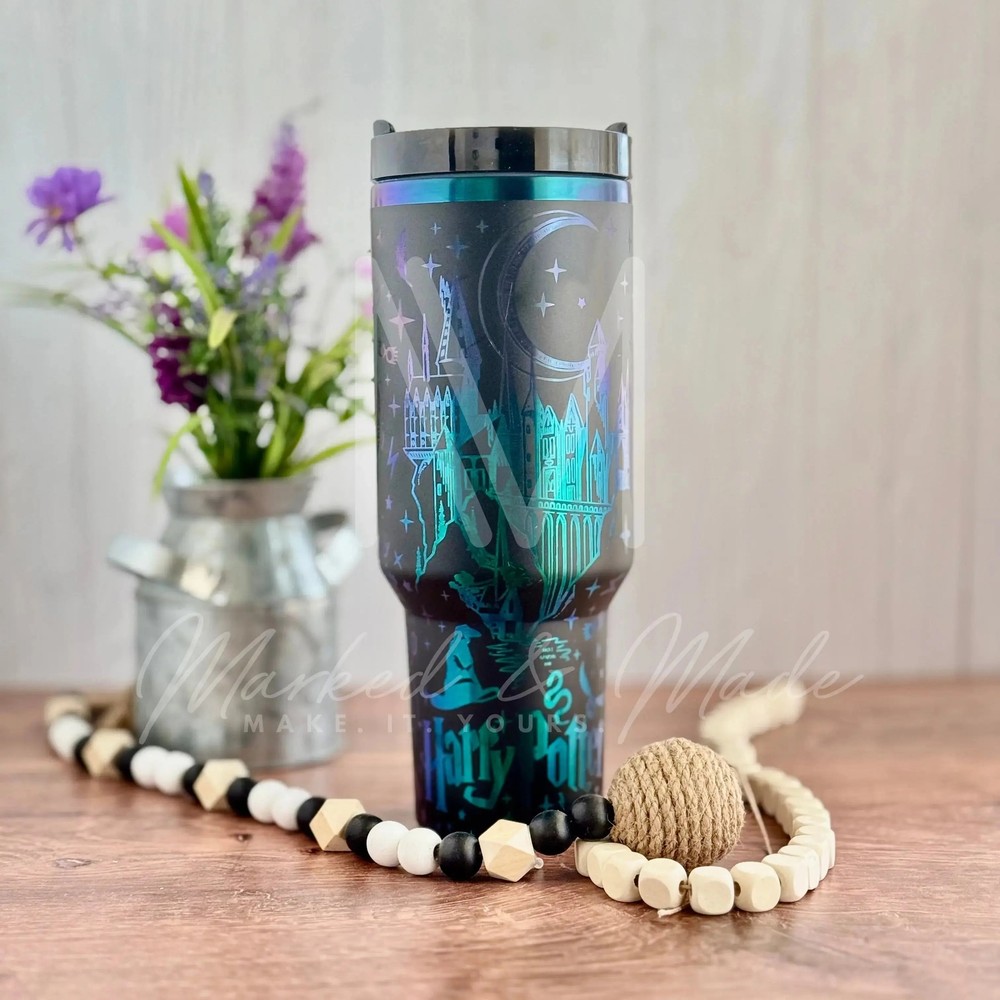 Harry Potter Hogwarts Themed Quencher Tumbler 30oz 40oz Stanley Options  