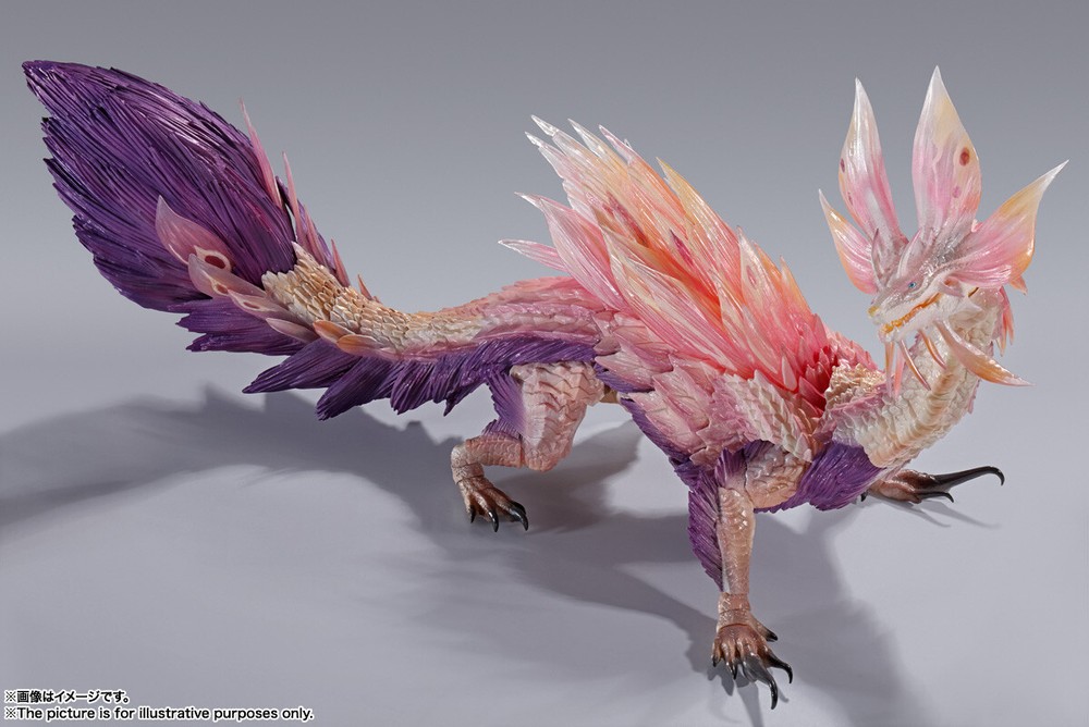 Bandai Monster Hunter S.H.MonsterArts Mizutsune Action Figure USA Seller