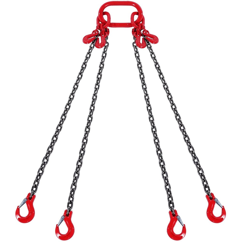 Chain Sling,5/16 In  x 10 ft Lifting Chains w/Hooks,G80 Engine Chain Hoist Lifts