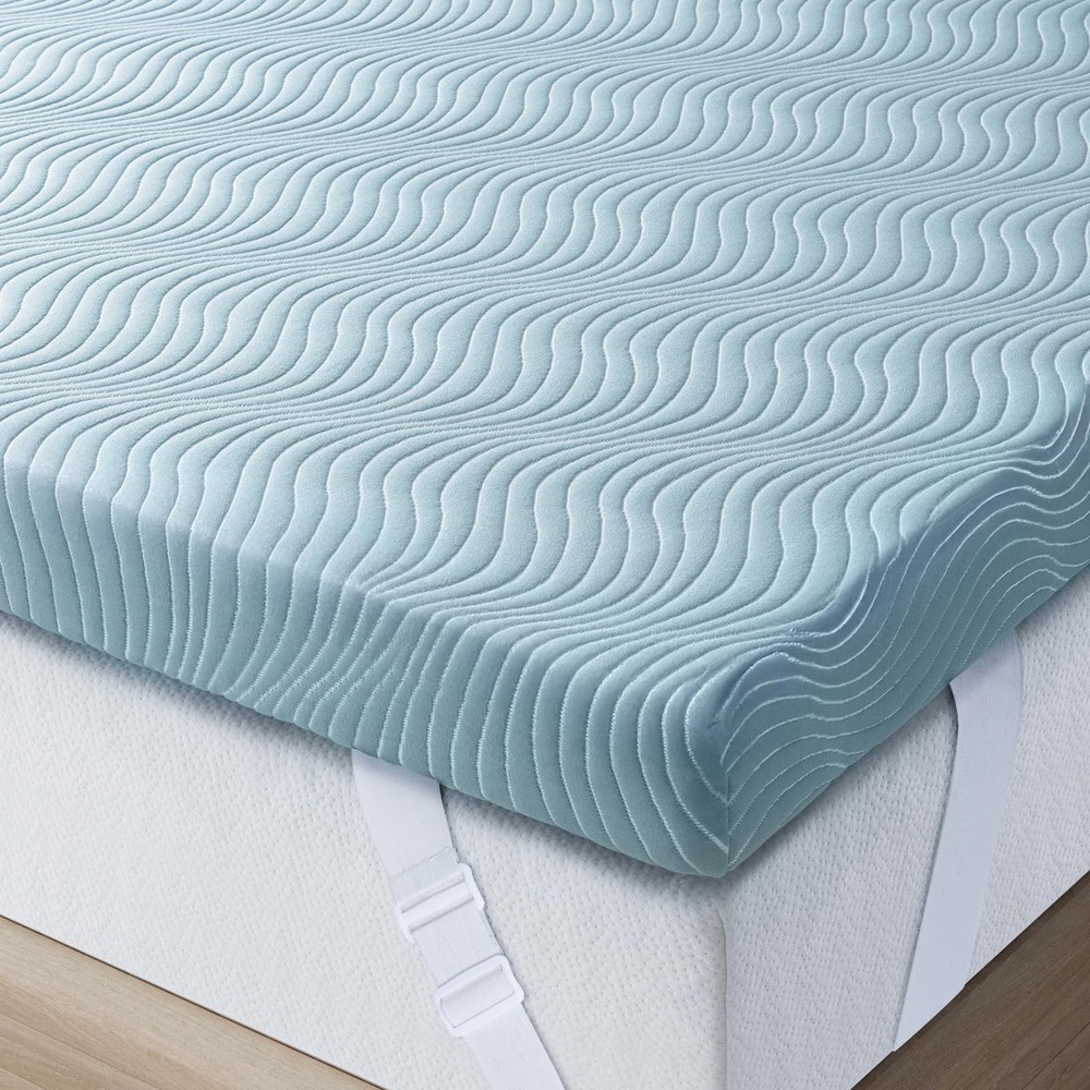 UniPon Firm Mattress Topper 3 inch Queen Memory Foam Mattress Topper Gel Infu...