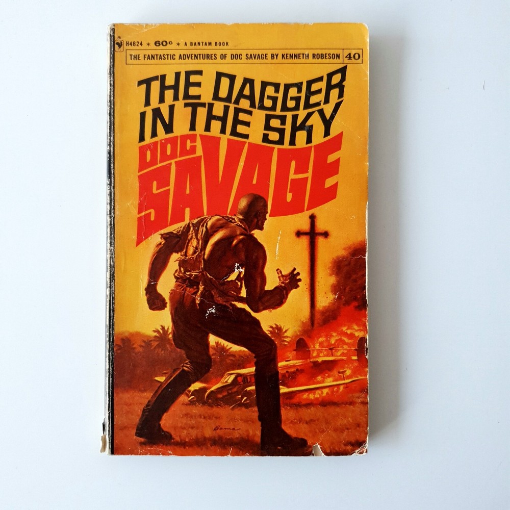THE DAGGER IN THE SKY by Kenneth Robeson DOC SAVAGE 1st printing 1969 paperback