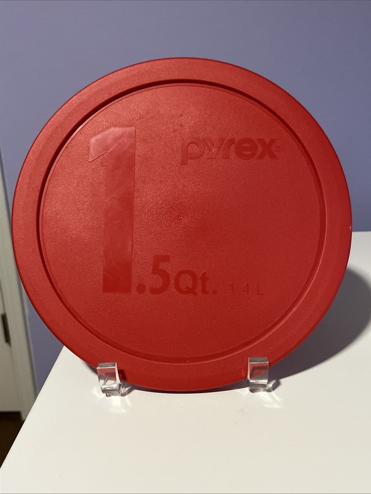 Pyrex 1.5Qt Red Mixing Bowl Replacement Lid 323-PC USA