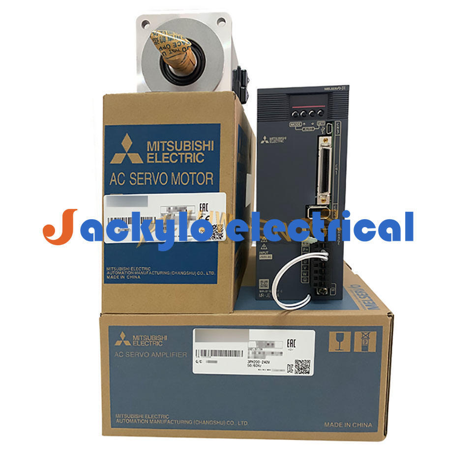 Mitsubishi AC Servo Driver+Motor MR-JE-200AS+HJ-KS202J NEW