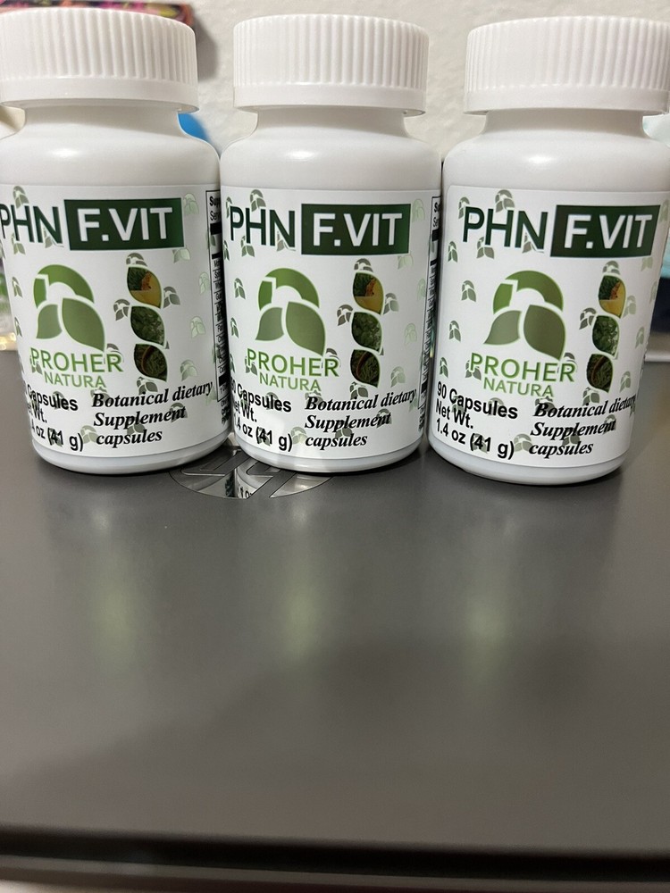 3 FVIT DE PROHER NATURA PRODUCTO HERBOLARIO 100 POR CIENTO NATURAL Fast shipping