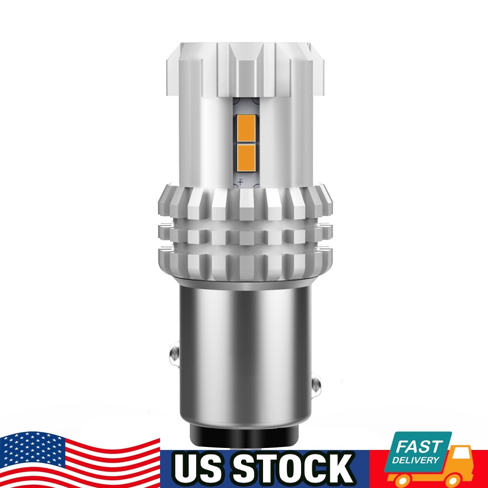 AUXITO 1157 P21/5W LED Amber Yellow Turn Signal Light LED Bulbs Warning DRL 2pcs