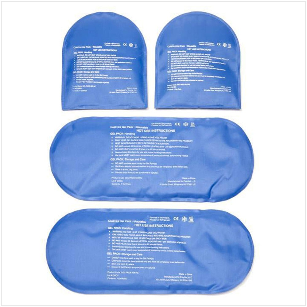 Replacement Gel Packs for Cold Therapy Socks - (4-Piece Set) Extra Gel Ice Pa...