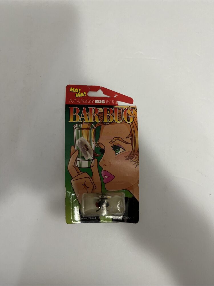 Joker Bar Bug Ice Cube Fly in Drink Gag Gift Novelty Prank Loftus International