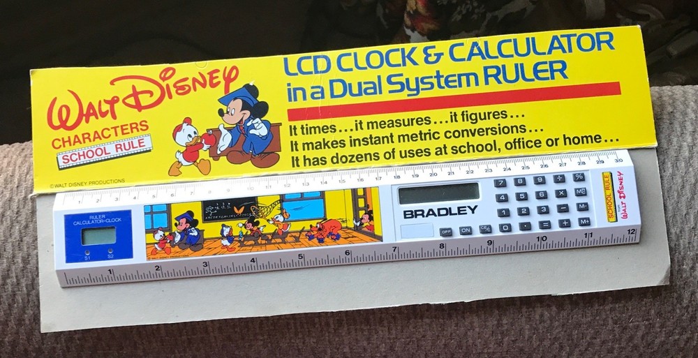 Walt Disney Characters School Ruler 12