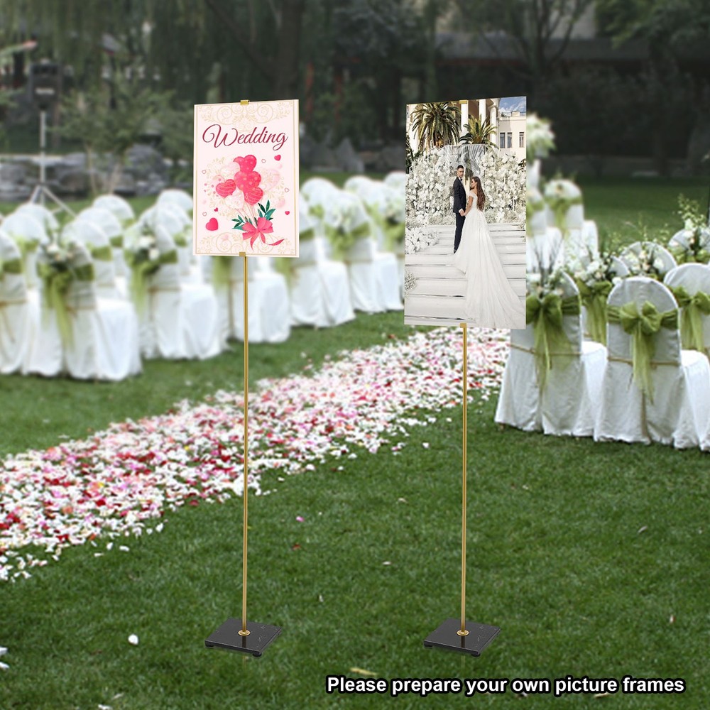 Wedding Easel Stand Floor Mount Advertising Posters Picture Photo Display Stand