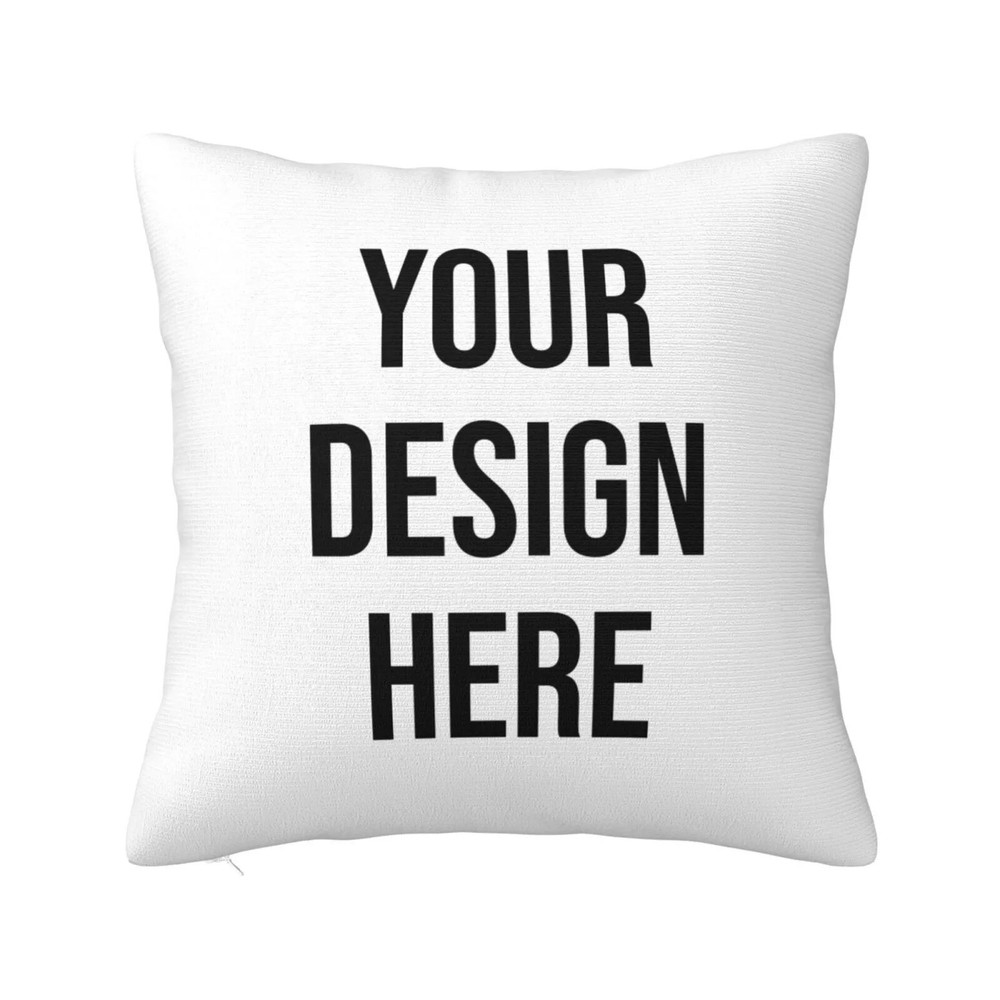 Double Side Cushion Cover Personalized Throw Pillow Cover Sofa Custom Text Photo