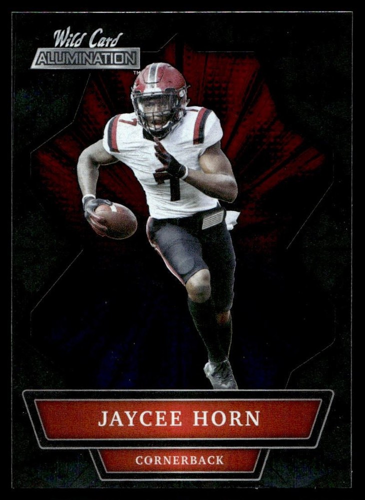 2021 Wild Card Alumination Jaycee Horn Rookie Carolina Panthers #ABC-22