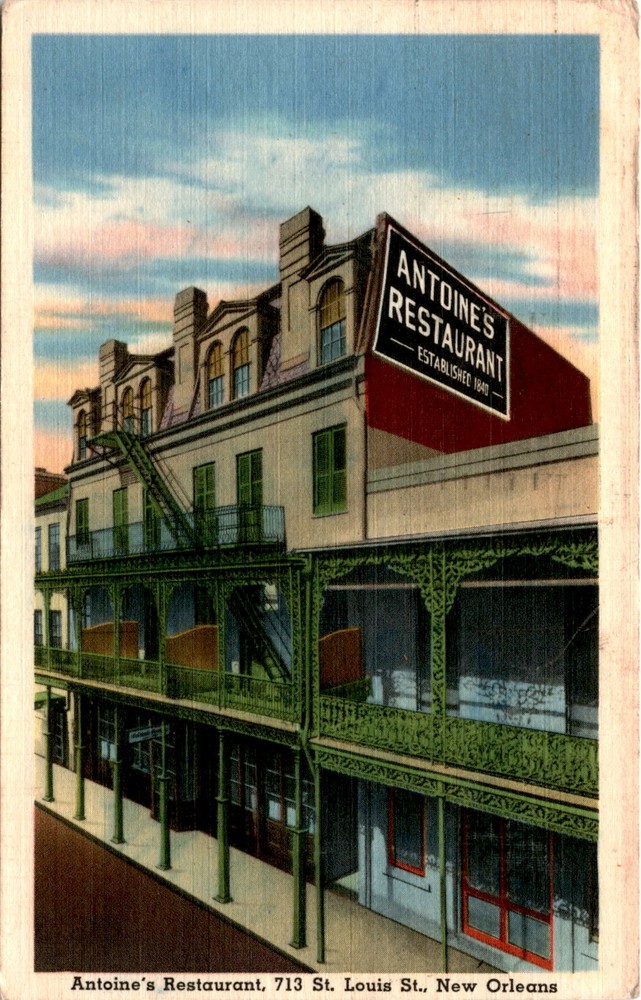 Antoine's Restaurant, 713 St. Louis St., New Orleans, Roy L. Alci Postcard