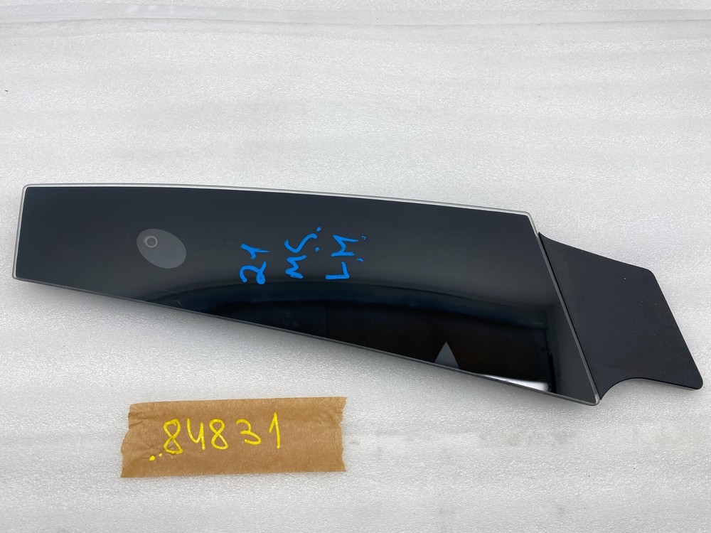 2016-2020 Tesla Model S MS Driver Side B-Pillar Applique Glass w/ Camera Left LH