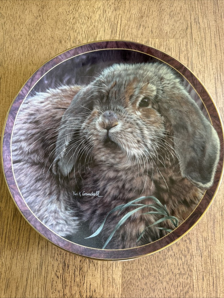 Vivi Crandall Bunny Tales Fuzzball Collector Plate by Bradford Exchange
