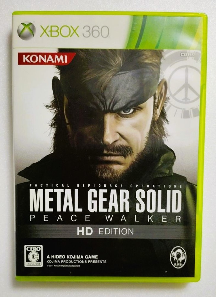 Used Xbox 360 Metal Gear Solid HD Peace Walker Japan Konami Version  