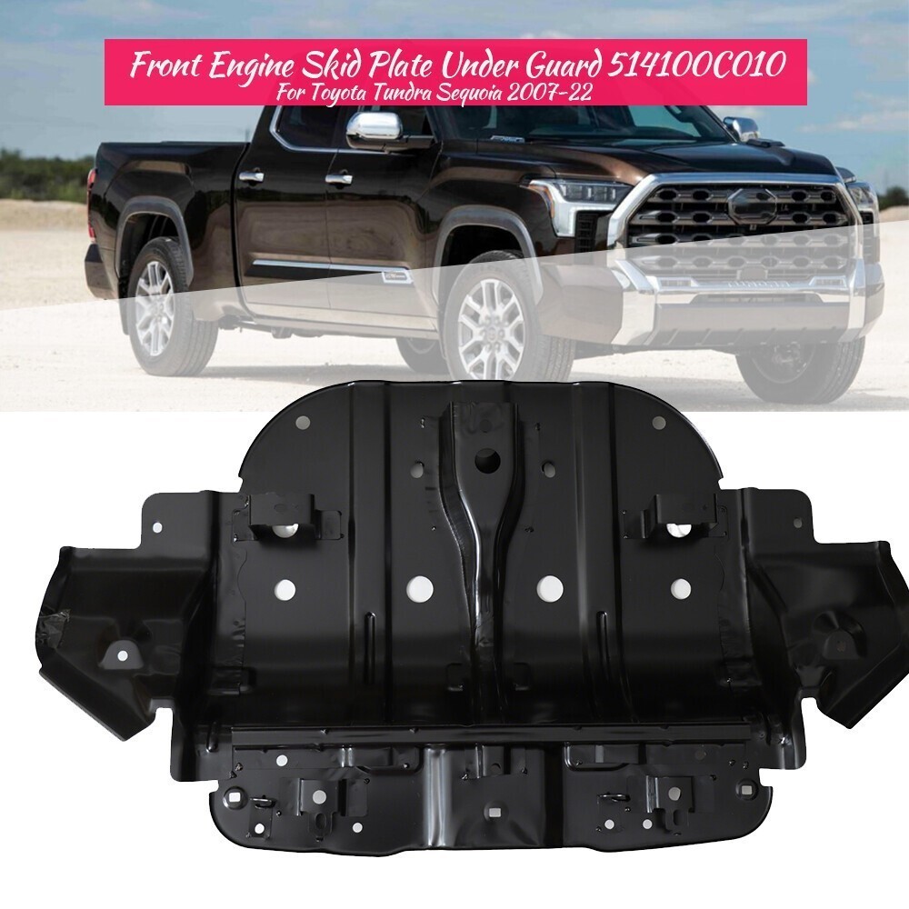 Splash Engine Shield Skid Plate For 2007-2022 Toyota Sequoia Tundra 51410-0C010