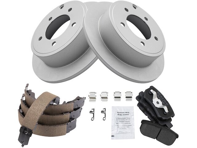 Jeep Patriot 2007-2017 Rear Brake Pad Rotor and Parking Brake Kit 17ZKYR